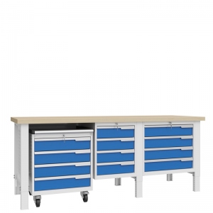 CTR 2202.S4L4M4.2 Верстак слесарный 1055x2193x743 мм