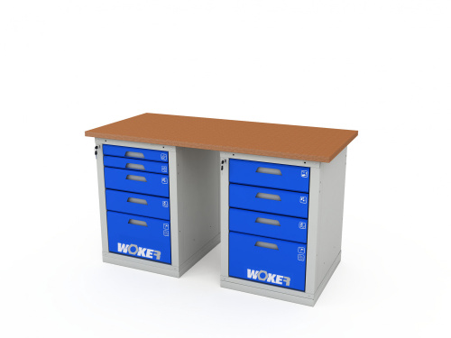 ER-00020379 Верстак двухтумбовый WOKER PRO 2504.1500