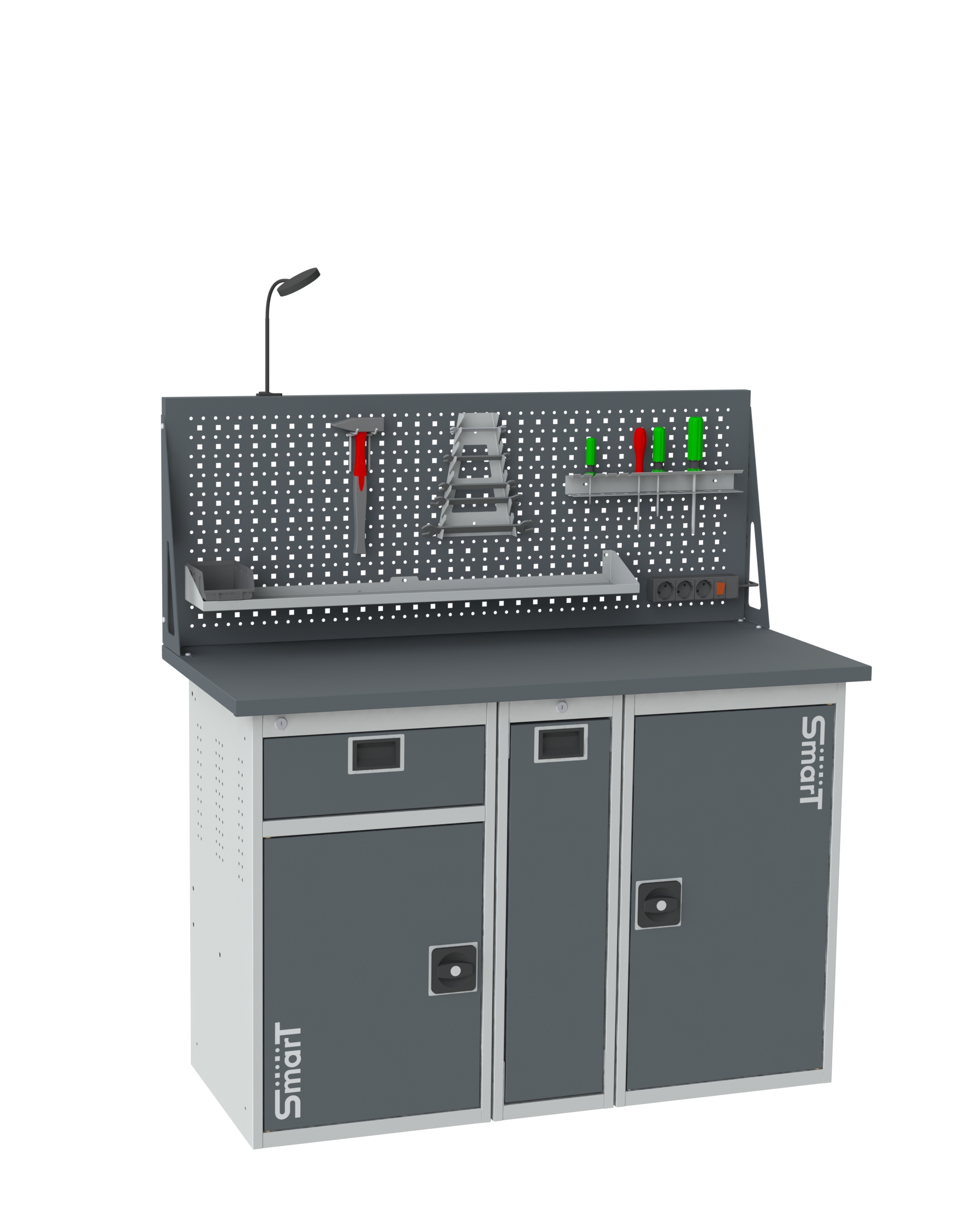 КГ050958 Верстак SMART 1280.1-1.P.1.d 1364x1286x605 мм