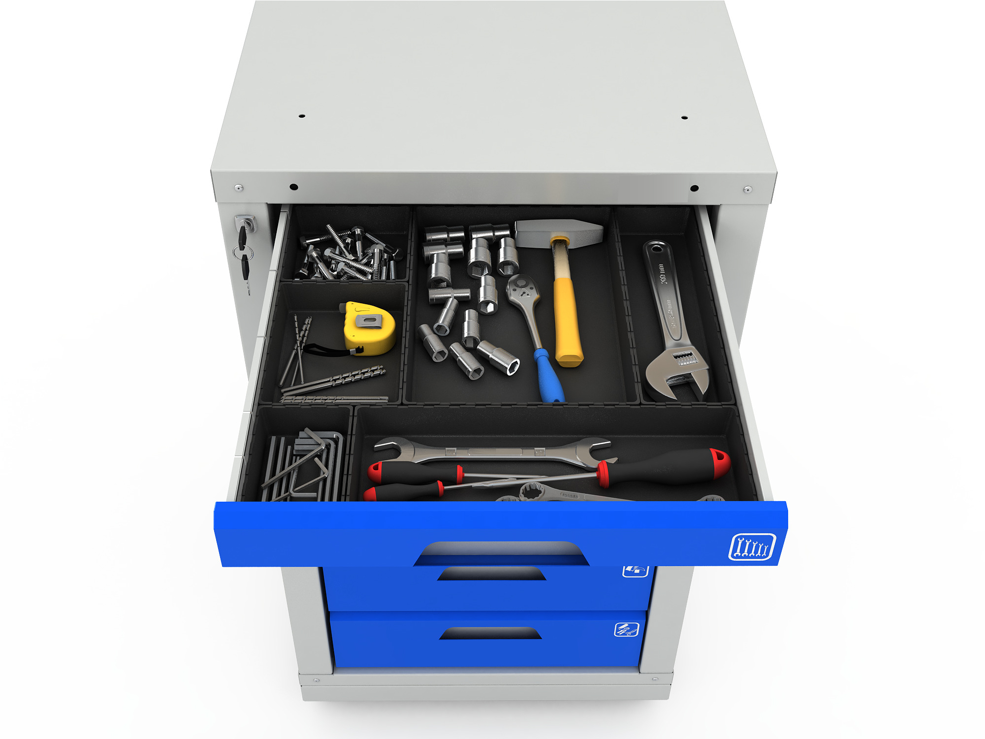 Тумба инструментальная модульная WOKER PRO 0102 S