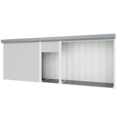 Шкаф роллетный RCAB STG 1500х4950х1200 (две рольставни шириной 1850мм,одна рольставня шириной 1250мм