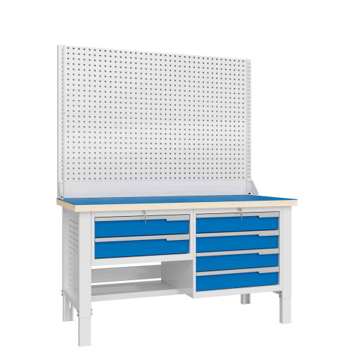 CTR 1632.L14.5-2 Верстак слесарный 2165x1593x743 мм