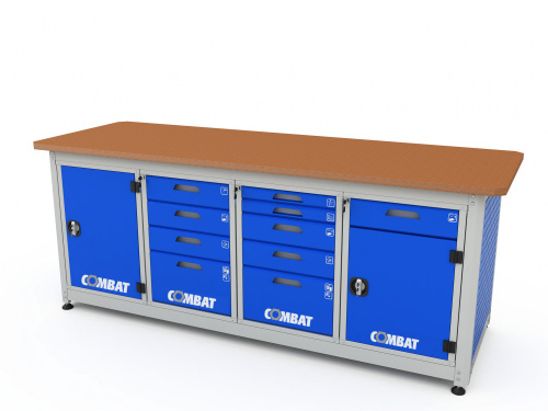 Верстак четырехтумбовый COMBAT 41452.2340