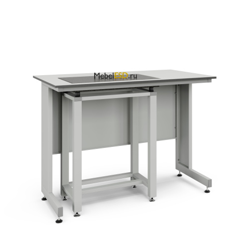 77.0044.10.08Л Стол весовой с приставкой ЭКРОС 1200х800х900 мм, весовой стол слева, раб. поверхность - LABGRADE