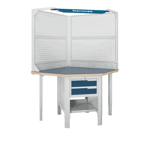 Верстак (угловой) CTR U532.S1.1-2FR