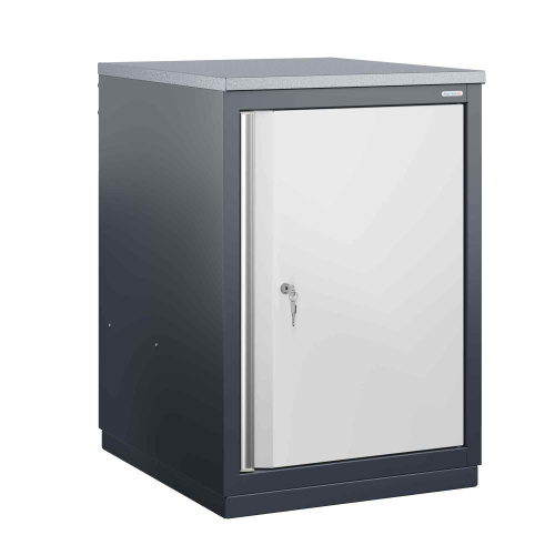 FBK G7.1 Тумба инструментальная с дверью и полкой, накладка на столешницу оцинкованная сталь 1,2 мм